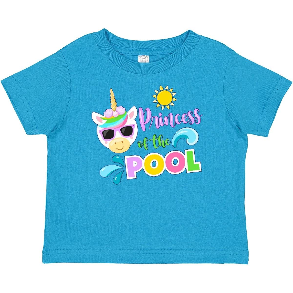 Inktastic Princess Of The Pool Cool Unicorn In Sunglasses Baby T-Shirt Sports 100