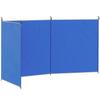 4 Pole Camping Windbreaks, Beach Wind Shield Shelter with Carry Bag and Steel Poles, 540cm x 150cm, Blue
