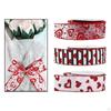 Heart Shaped Ribbons for Valentine's Day Crafts 1.5 Inch Wide Wrapping Scrapbooking