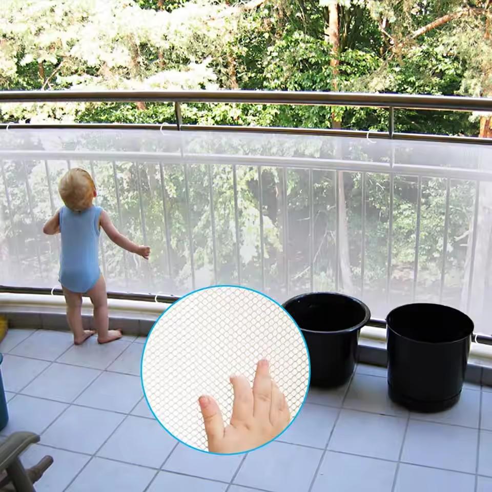Safety Netting Durable Kids Stairs Safety Net Home Balcony Window Staircase Protection Cat Dog Pet Safe Fence Net