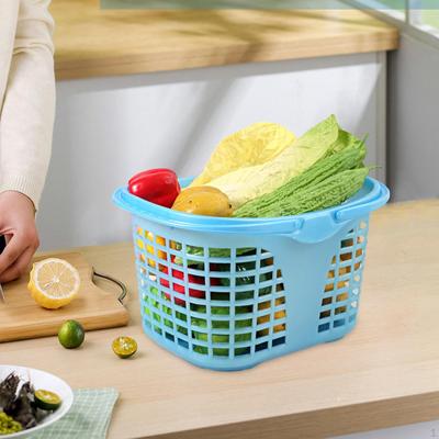 Storage Baskets with Handle Basket Fruits Toys Shower Handheld for