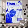 Wall TapestryTravis Scott Art Hanging Cloth Decorative Background Cover for Room Decoration