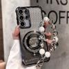 Shockproof Case for Samsung Galaxy S26 S25 FE S24 Plus S23 S22 Ultra A56 A36 A26 A17 A57 A37 Glitter Stand Holder Bracelet Cover