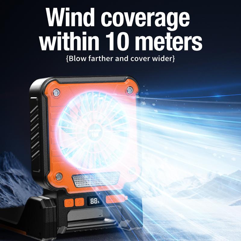 Outdoor camping fan portable USB tent lighting LED multifunctional Amazon camping solar electric fan