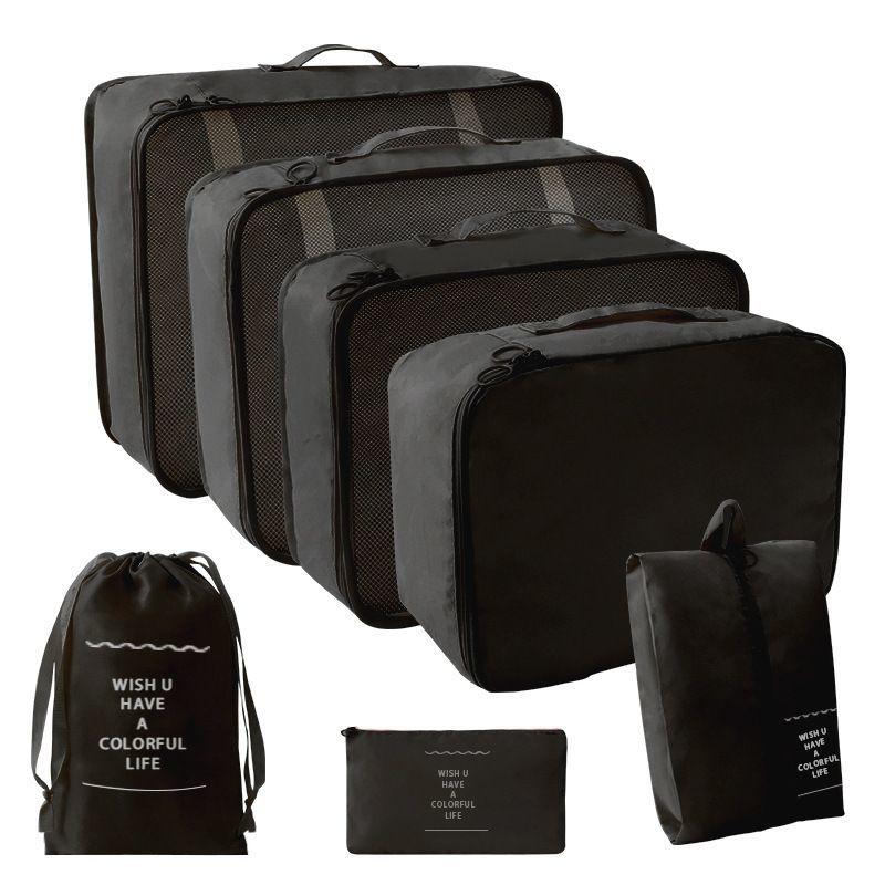 Specialized 7-piece Travel Storage Bag Set for Luggage Storage