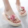 Summer Non Slip Children's Flip Flops Girls Fashion Beach Shoes Pinch Sandals Female Flowers Slippers Wear