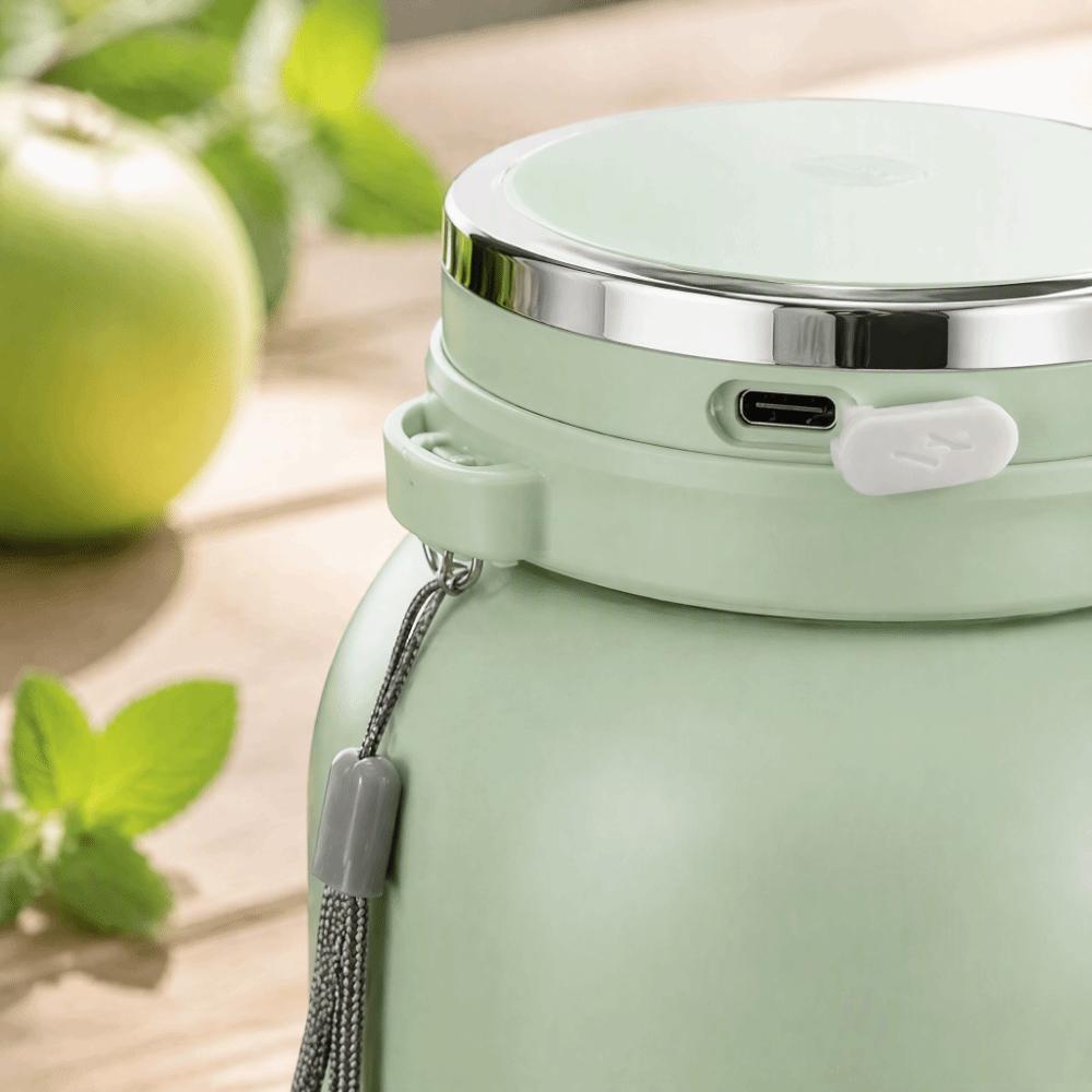 Sharp Stainless Steel Blades Portable Electric Juicer Cup USB Rechargeable Blender Travel