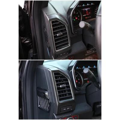 For Ford F-150 Raptor 2015- Front Vents Interior Vents Nav Screen Frame Easy To Tall Steering Accent Bezel Set