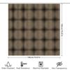 Decorative Shower Curtain Geometric Pattern Bath Decoration Waterproof Fabric For Bathroom Use