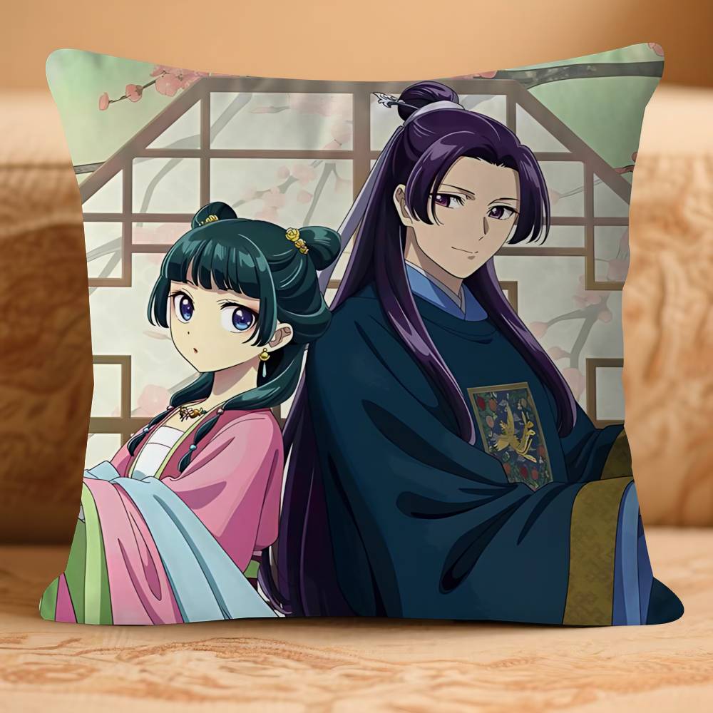 The A-Apothecary Anime Diaries Pillow Case Removable Washable Cushion Cover – All-Season Soft Linen