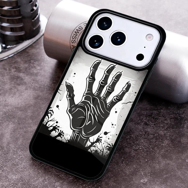 Zombie Hand Dead Halloween Phone Case For iPhone 17,16e,15,14,13,12,11,Mini,Pro,MAX Soft Silicone Cover