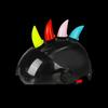 1PC Car Motorcycle Helmet Devil Horn with Light Cute Decoration Motocross Full Face Off Road Helmet Decoration Car Accessories