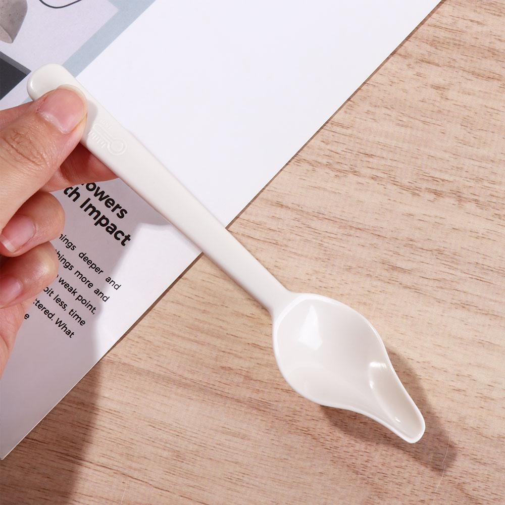 Plastic Bird Milk Powder Feeder Long Handle Chicks Spoon Bird Food Water Spoon for Feeding