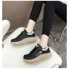 Soleist New Women's Shoes Spring Thick Sole Elevated Shoes Sports Shoes Women's Shoes Student Street Casual Board Shoes