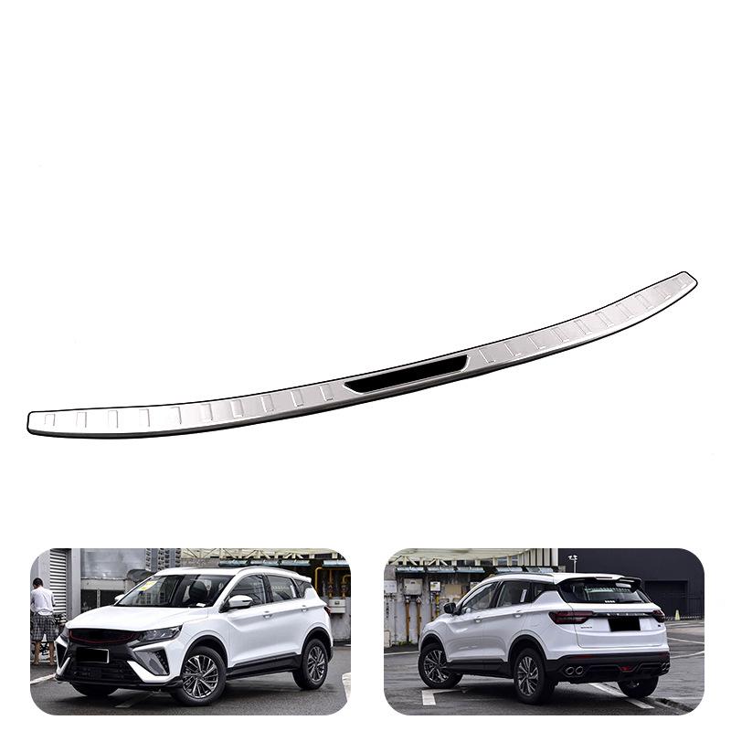 Stainless Steel Door Sill & Trunk Protector for Proton X50 / Geely Binyue Suitable for Geely Binyue 2018-2021