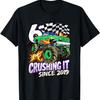 Birthday Monster Truck 6 Year Old Boys 6th Party Born 2019 T-Shirt