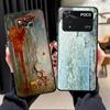 Funda Phone Cover Case for Xiaomi Poco M5 F3 F4 F5 M3 M4 Pro X3 X4 X5 C50 C51 C65 Retro Rust Marks