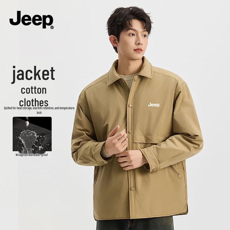 JEEP Men s Winter Shirt-Style Padded Jacket XL