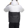 Adidas Neo Colorblock Large Logo Reversible Down Jacket Men Outerwear Black H45282