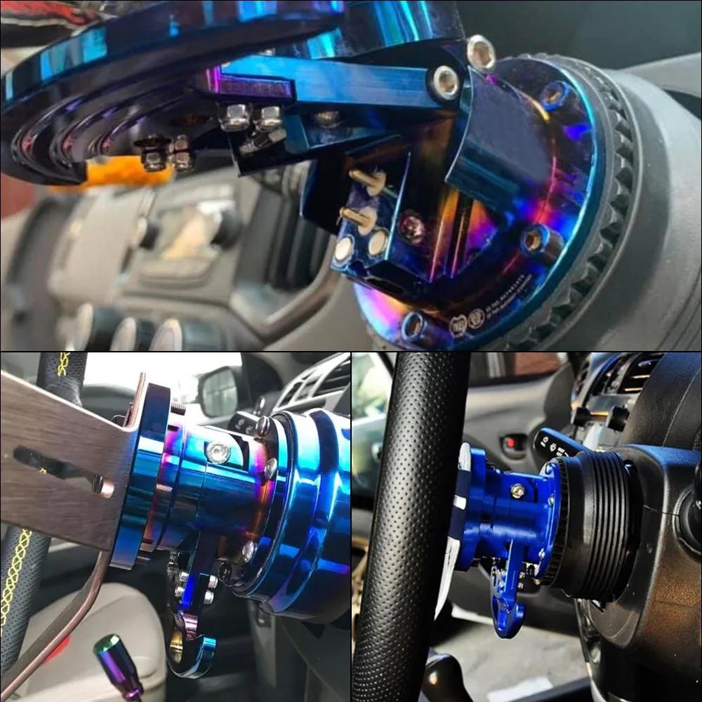 Universal Adapter Aluminum Body Removable Snap Off Boss Kit Tilt Racing Steering Wheel Quick Release Hub Kit Auto Parts