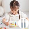 2Pcs 8mm Flat Tip Empty Paint Pens Acrylics Empty Marker Clear Pen Rod Refillable Empty Paint Marker for School Office