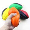 Soft Rugby Ball Kids Foam Spiral Football Toy Easy Grip Decompression Toy Hand-Eye Coordination Training Small Footballs for School Sports Party Game