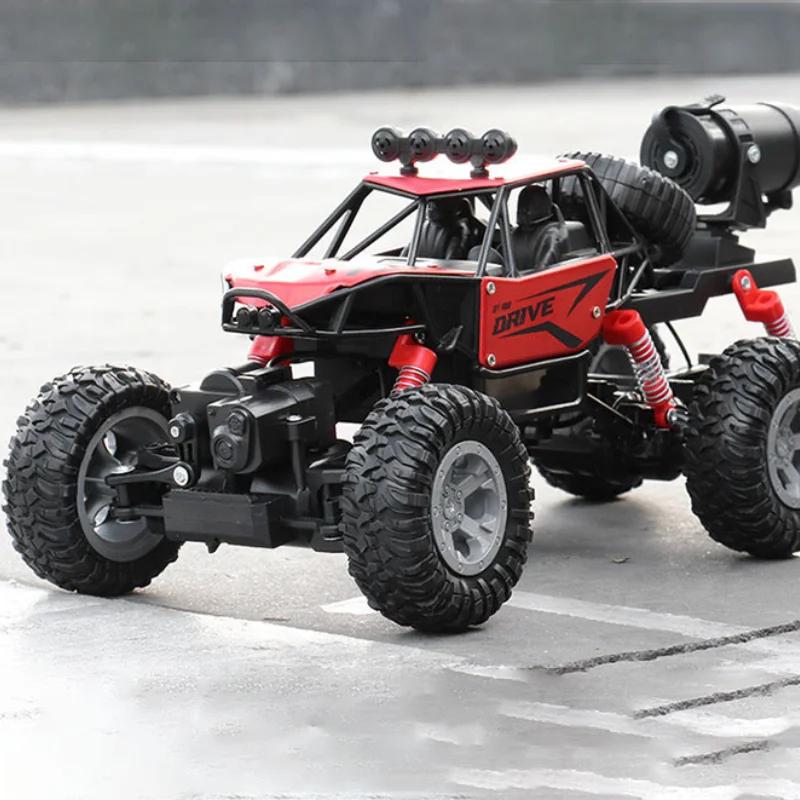 1: 18 Six Wheel Drive Rc Car Cross-Country Climbing Spray Racing Car Remote Control Electric Car Fall Resistant Boy Toy Gift
