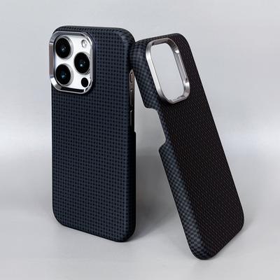 Luxury Carbon Fiber Texture For Magsafe Case For iPhone 16 Pro Max 15 14 13 Magnetic Wireless Charging Shockproof Hard Cover