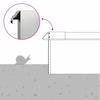 Snail Fence 4 pcs Silver 100 x 3.5 x 25 cm Galvanized Steel