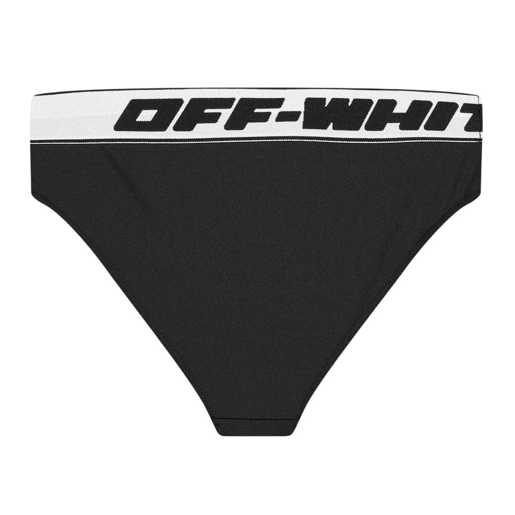 Off White Girls Lettering Bikini Top