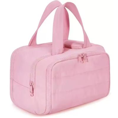 Portable Lightweight Makeup Bag Women's Travel Miscellaneous Storage Bag Handheld Organizer Cosmetic Pouch Wash Bag