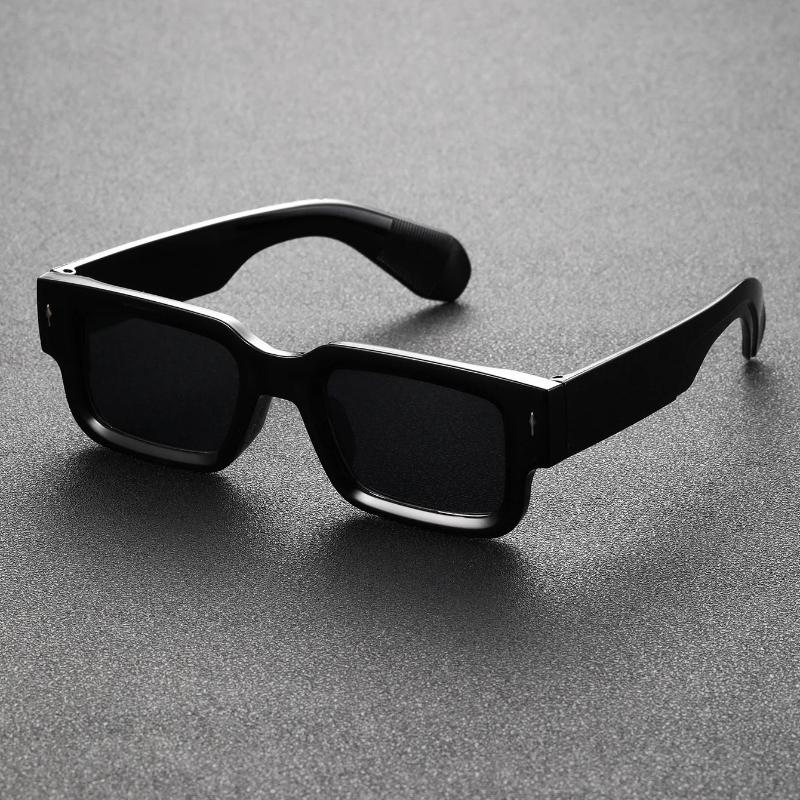 1/2Pcs Retro Men Square Sunglasses For Women Vintage Luxury Rivet Designer Sun Glasses Fashion Arrow Shades UV400 Eyeglasses