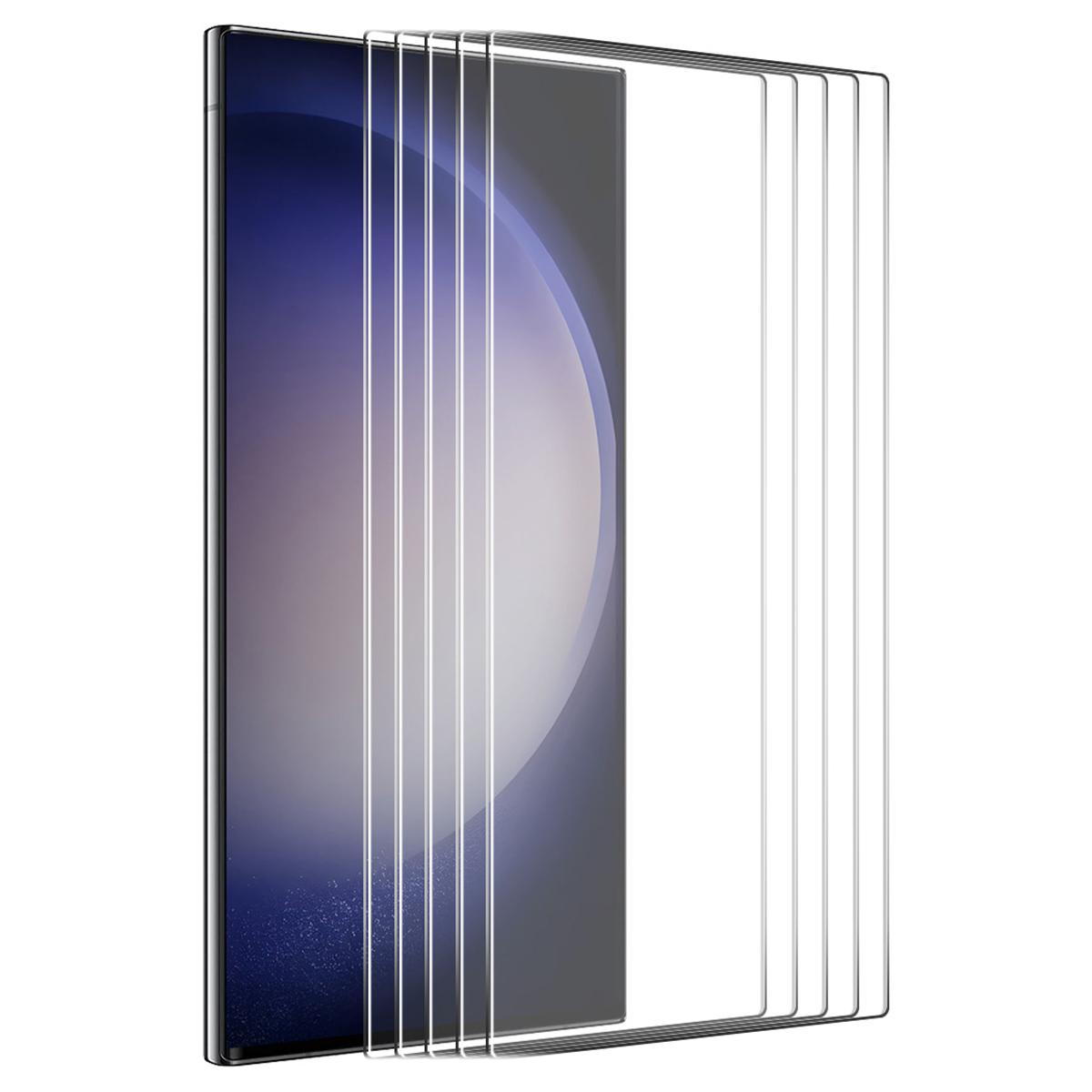 

ENKAY HAT PRINCE 5Pcs for Samsung Galaxy S24 Ultra 0.18mm Phone Screen Protector (Fingerprint Unlock) Type A