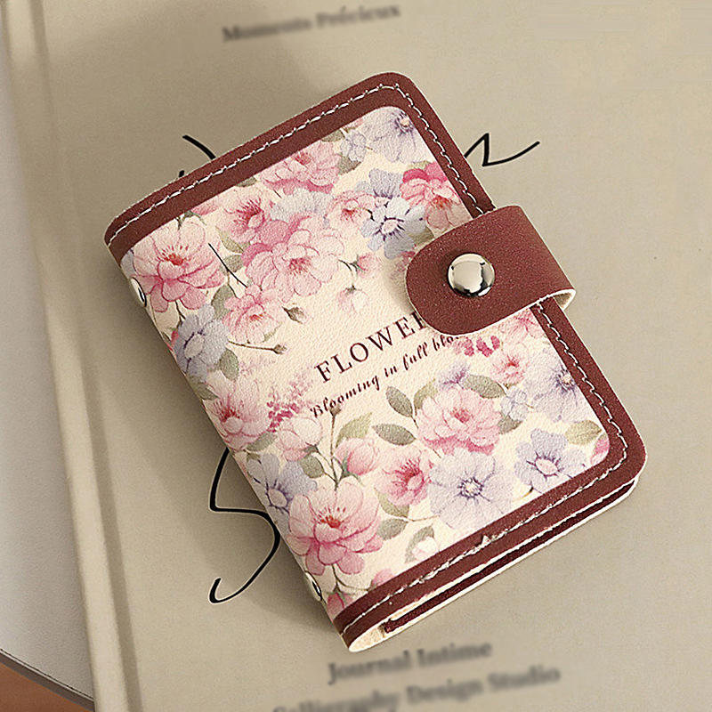 New 20 Card Pockets Women Wallets Pu Leather Large Capacity Money Bag Lightweight Waterproof Business Card Case Women
