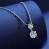 Women's Moissanite Necklace D Color Diamond Pendant 925 Sterling Silver Chain Wedding Gift Jewelry