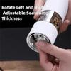 Battery Electric Automatic Grinder Salt Pepper Mill with LED Light Adjustable Coarseness Spice Grinder Cooking Tool YMQ002