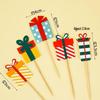 Colorful Macaron Cartoon Birthday Candle Decorations
