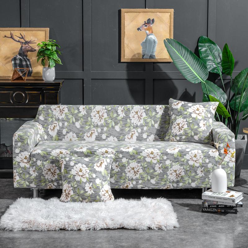 Elastic Sofa Cover Spandex Slipcovers Sofa Cover for Living Room Universal All-inclusive Sectional Couch Cover 1/2/3/4 seater