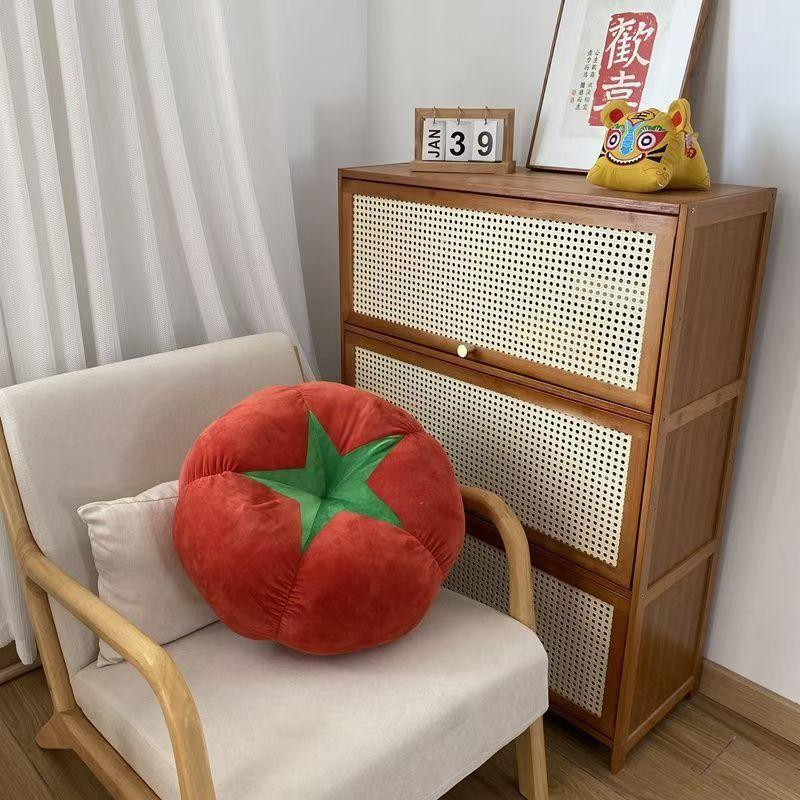 Nordic Cute Pumpkin Mushroom Sofa Futon Bedside Cushion Living Room Decoration Bay Window Seat Cushion Home Throw Pillow 45X45cm