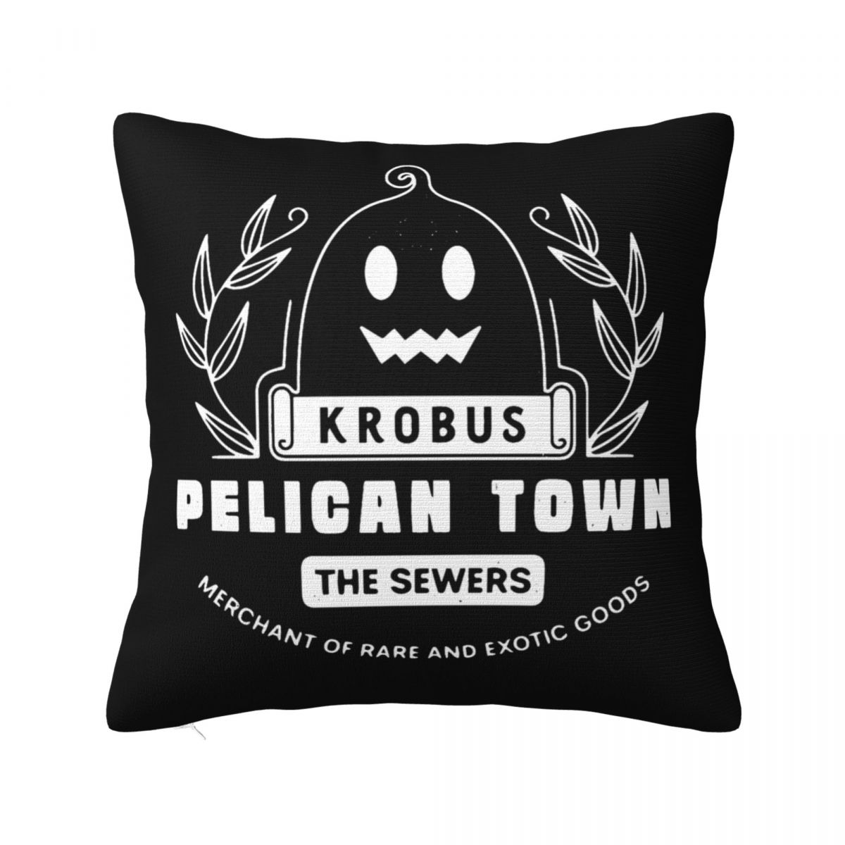 

Stardew Valley Кробус Торговец Наволочка Принт Наволочка для подушки Украшение Игра Аниме Наволочка для диванной подушки Чехол Домашний на молнии 30x30cm 12x12in