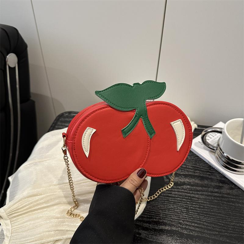 

Личность, красота, нишевое чувство дизайна, повседневная цепочка, маленькая сумка, двойная молния, красная милая сумка через плечо, женская красный