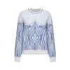 ANEW GOLF Women Wi Fuzzy Logo Point Sweater