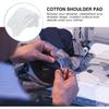 Didiseaon 50pcs White Shoulder Pads Sewing Sponge Shoulder Pads Shoulder Enhancers Jacket Shoulder Mats for Women Men Suit Coat Jacket Clothes