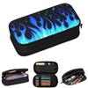 Big Fire Flames Burning Flame Pencil Cases for Student Gifts Pen Box Pencil Bag Big Capacity Pencil Pouch
