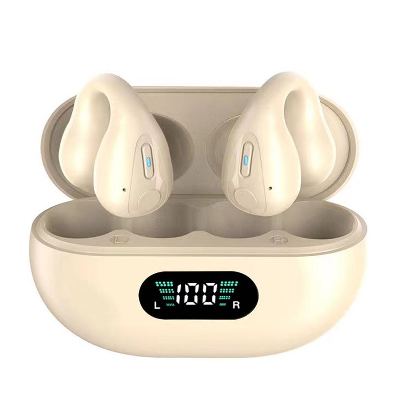 Cross-border Wireless Noise-Cancelling Over-ear Bluetooth Sports Earbuds with Large Battery and Ear Clip Design