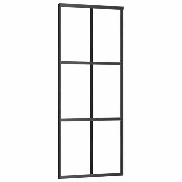 VidaXL Sliding Door with Hardware Kit 76x205 Cm ESG Glass, Sliding Door On Rail, Sliding Door 3332818