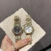 Ladies Bracelet Quartz Watch Round With Diamond Alloy Gift Watch Women'S Watch