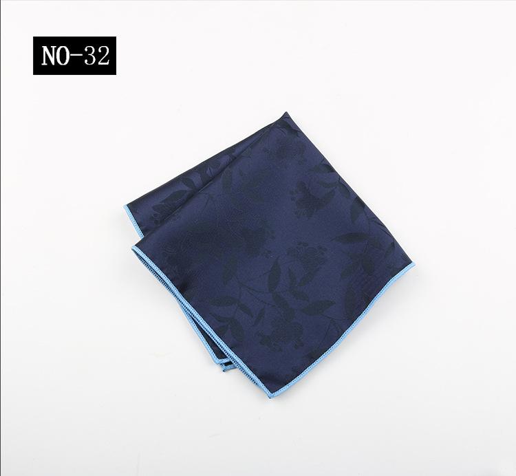 

Мужское полотенце для груди, Карманное полотенце Ретро стиль Высококлассное Высокой плотности Кофейный узор Квадратное полотенце Носовой платок