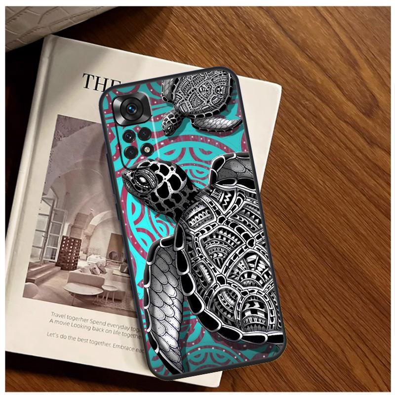 Swimming Freshwater Sea Turtles Case For Xiaomi Redmi Note 12 10 9 11 13 Pro Plus 12S 10S 11S 9S Redmi 13C 10C 9C 12C Cover