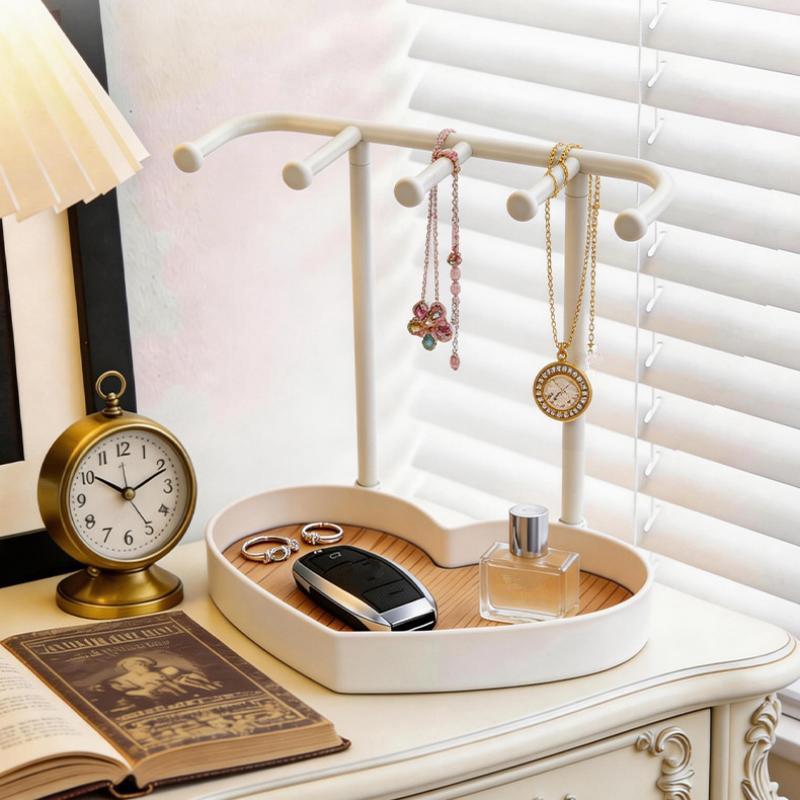 Jewelry Stand Display Organizer for Earrings Necklaces Rings Portable Holder Rack for Retail Stores Home Bedroom Storage